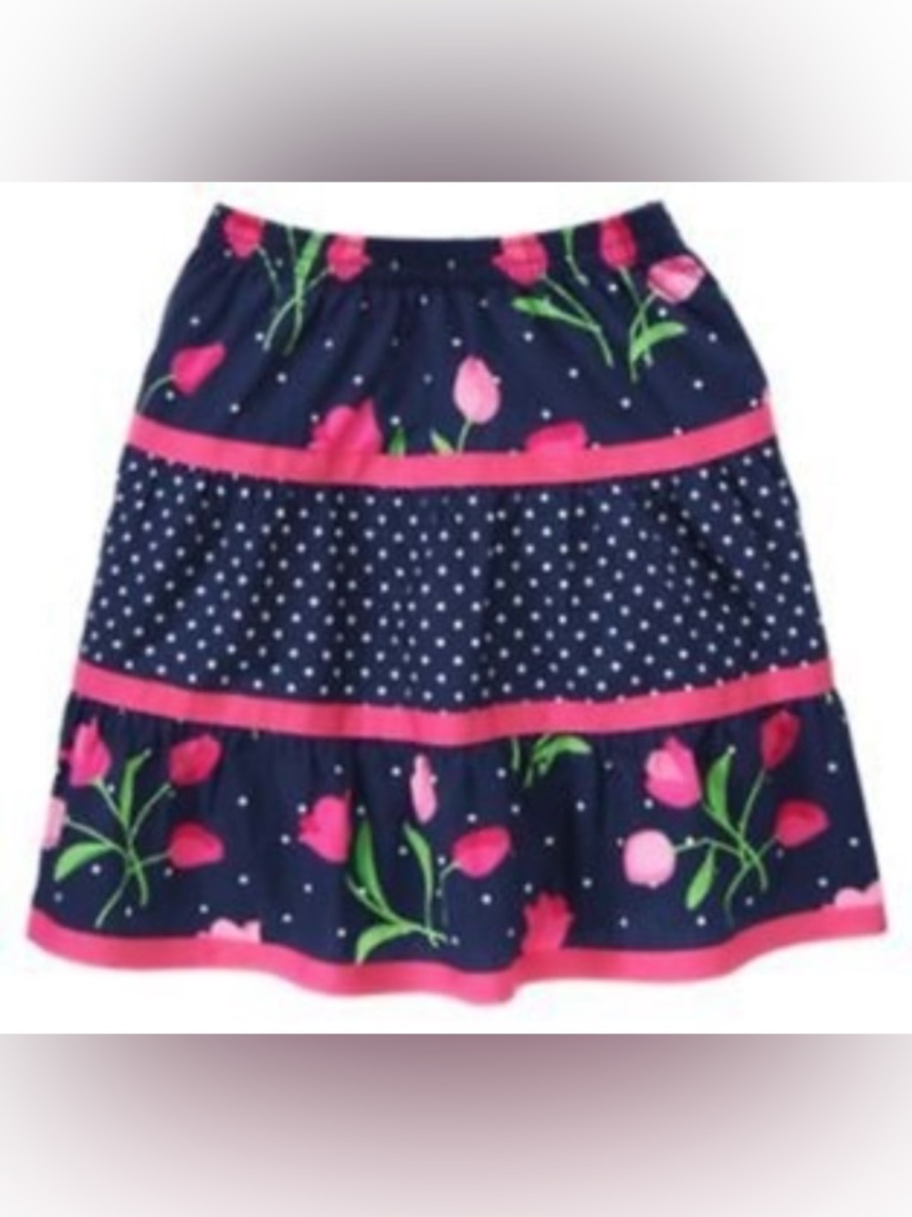 🖤GYMBOREE 2011 BRIGHT TULIP GIRLS SKIRT SIZE 10🖤